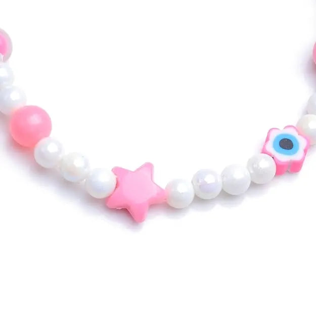 Pink And Blue Peace - A Combo Of 2 Round Phone Charms