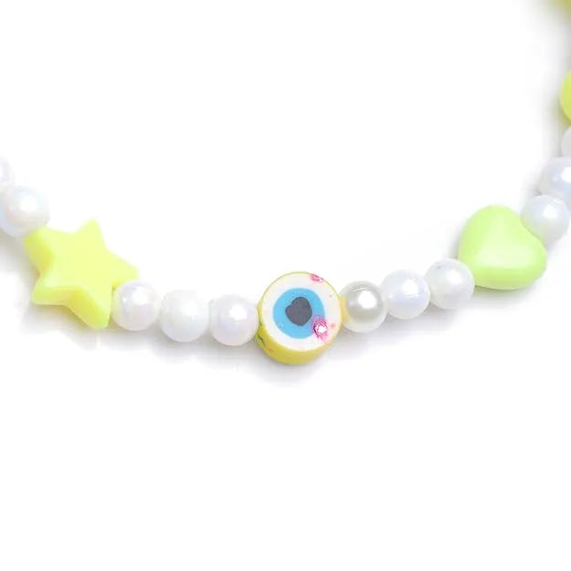 Yellow And Blue Peace - A Combo Of 2 Round Phone Charms