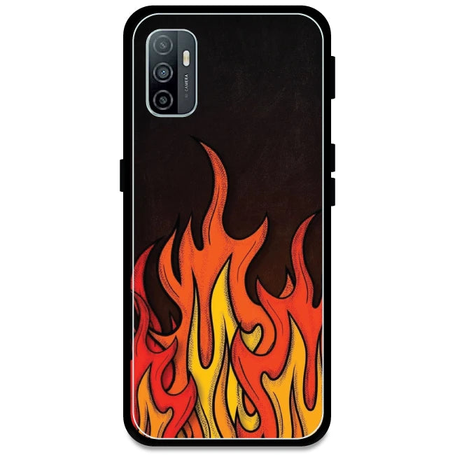 Flames - Armor Case For Oppo Models Oppo A33