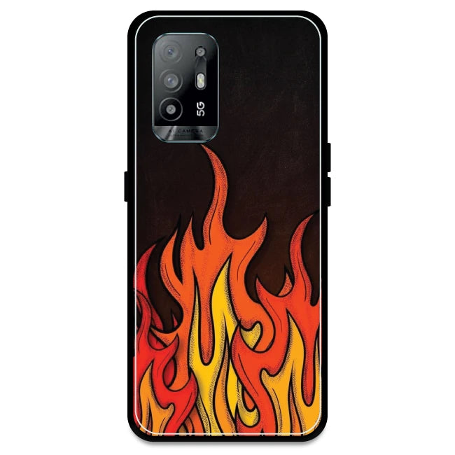 Flames - Armor Case For Oppo Models Oppo A94 5G