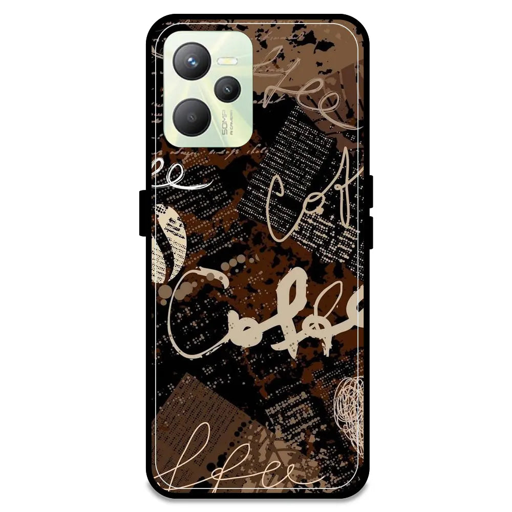 Coffee - Armor Case For Realme Models Realme C35