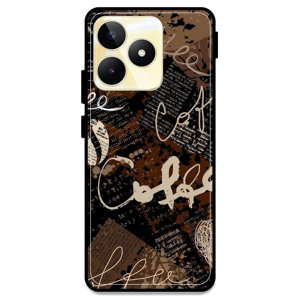 Coffee - Armor Case For Realme Models Realme Narzo N53