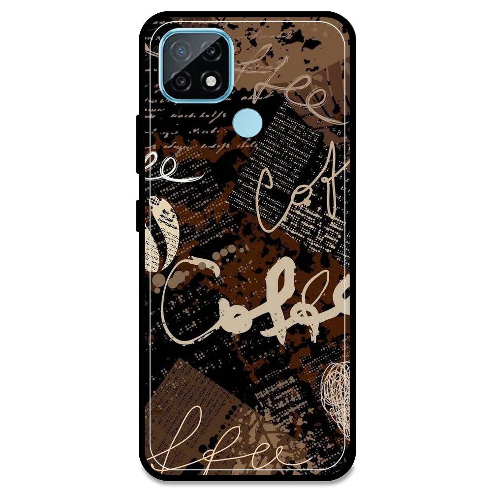 Coffee - Armor Case For Realme Models Realme C21 (2021)