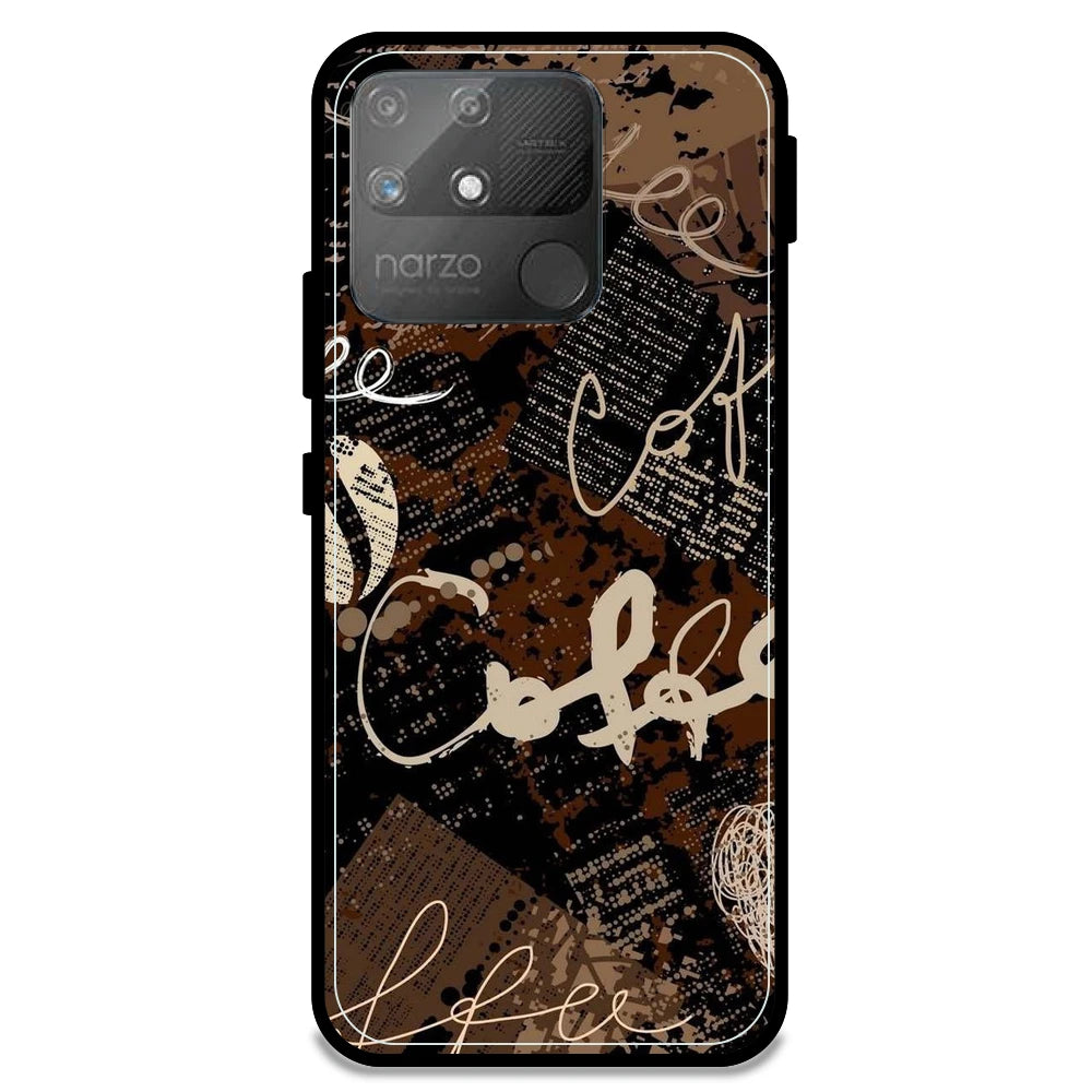 Coffee - Armor Case For Realme Models Realme Narzo 50A