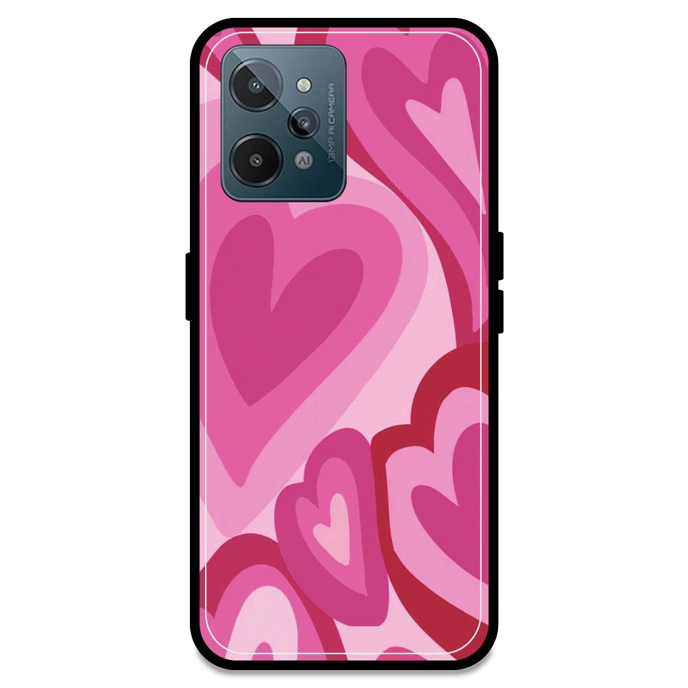 Pink Mini Hearts - Armor Case For Realme Models Realme C31