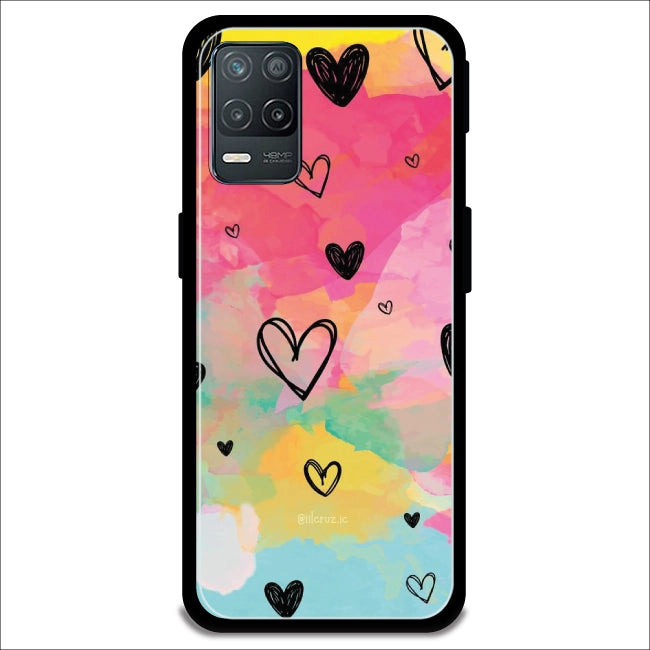 Hearts - Armor Case For Realme Models Realme 8 5G