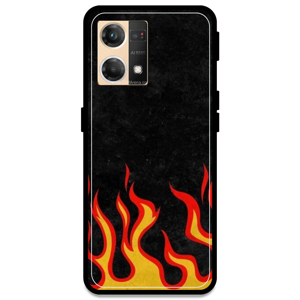 Low Flames - Armor Case For Oppo Models Oppo F21 Pro 4G