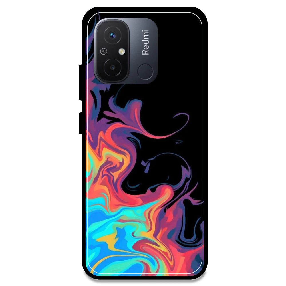 Rainbow Watermarble - Armor Case For Redmi Models Redmi 12C