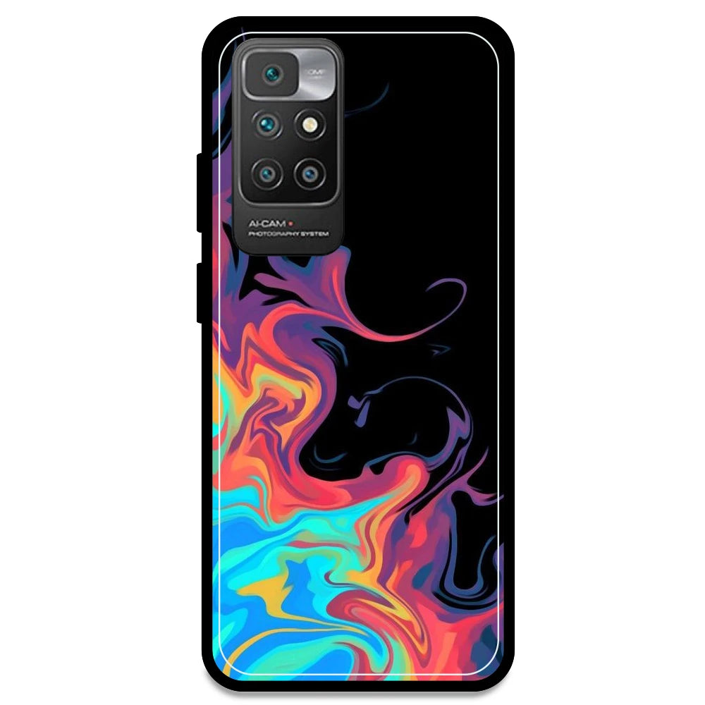 Rainbow Watermarble - Armor Case For Redmi Models Redmi Note 10 Prime