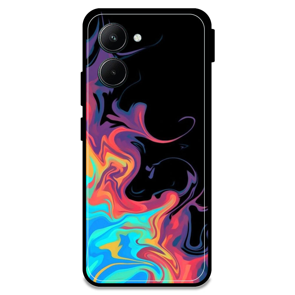 Rainbow Watermarble - Armor Case For Realme Models Realme C33