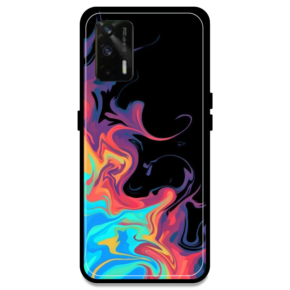 Rainbow Watermarble - Armor Case For Realme Models Realme GT