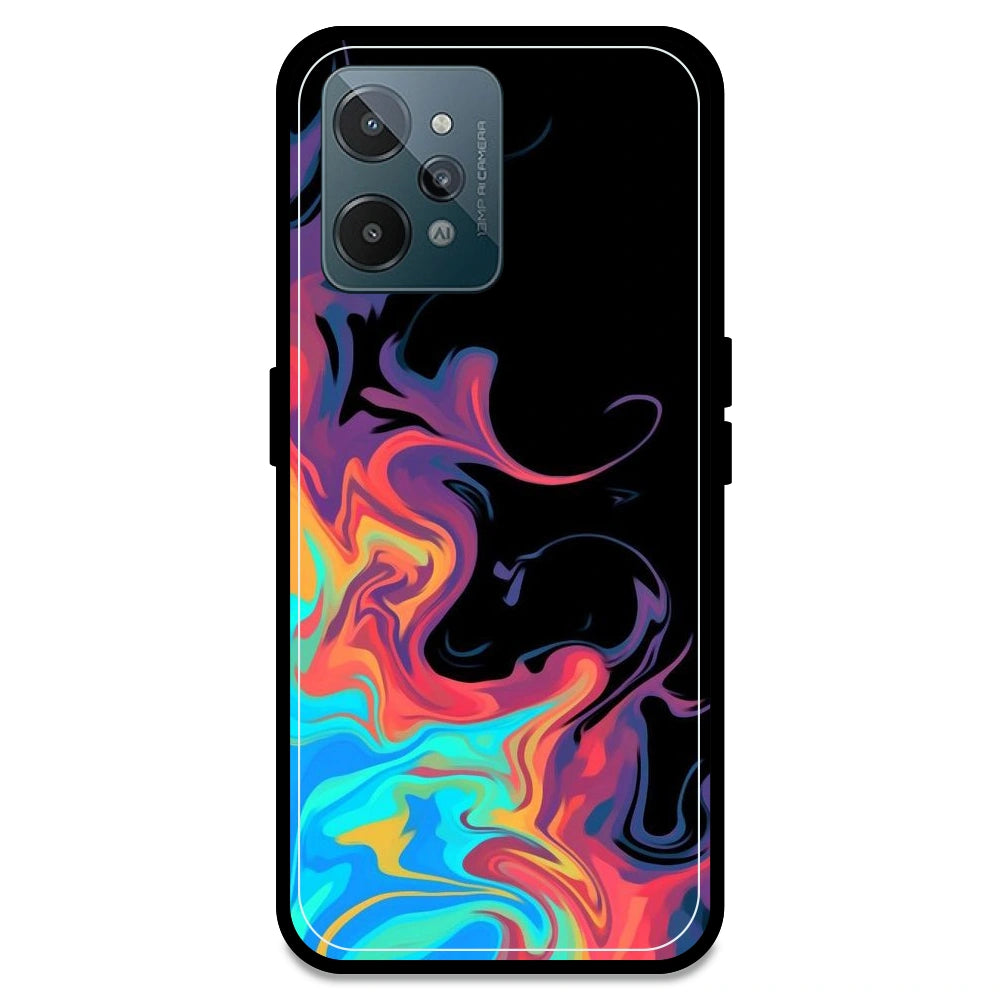 Rainbow Watermarble - Armor Case For Realme Models Realme C31