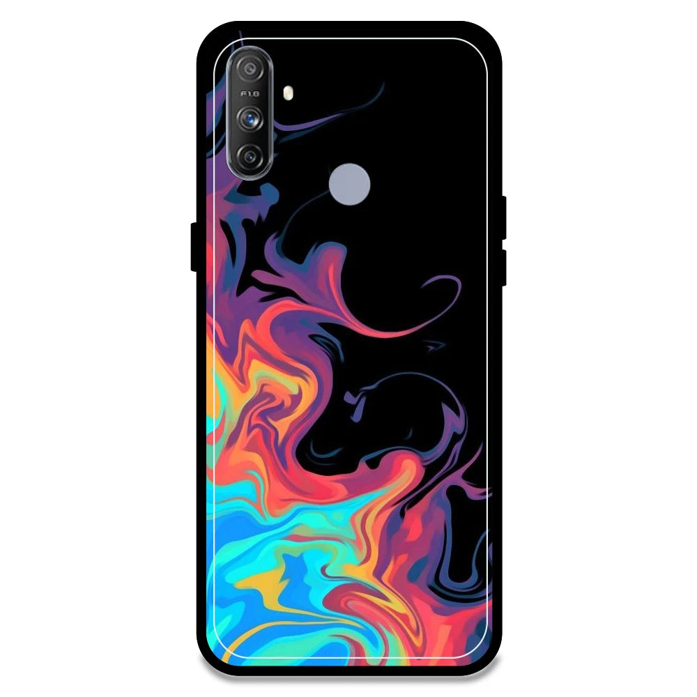 Rainbow Watermarble - Armor Case For Realme Models Realme Narzo 10A