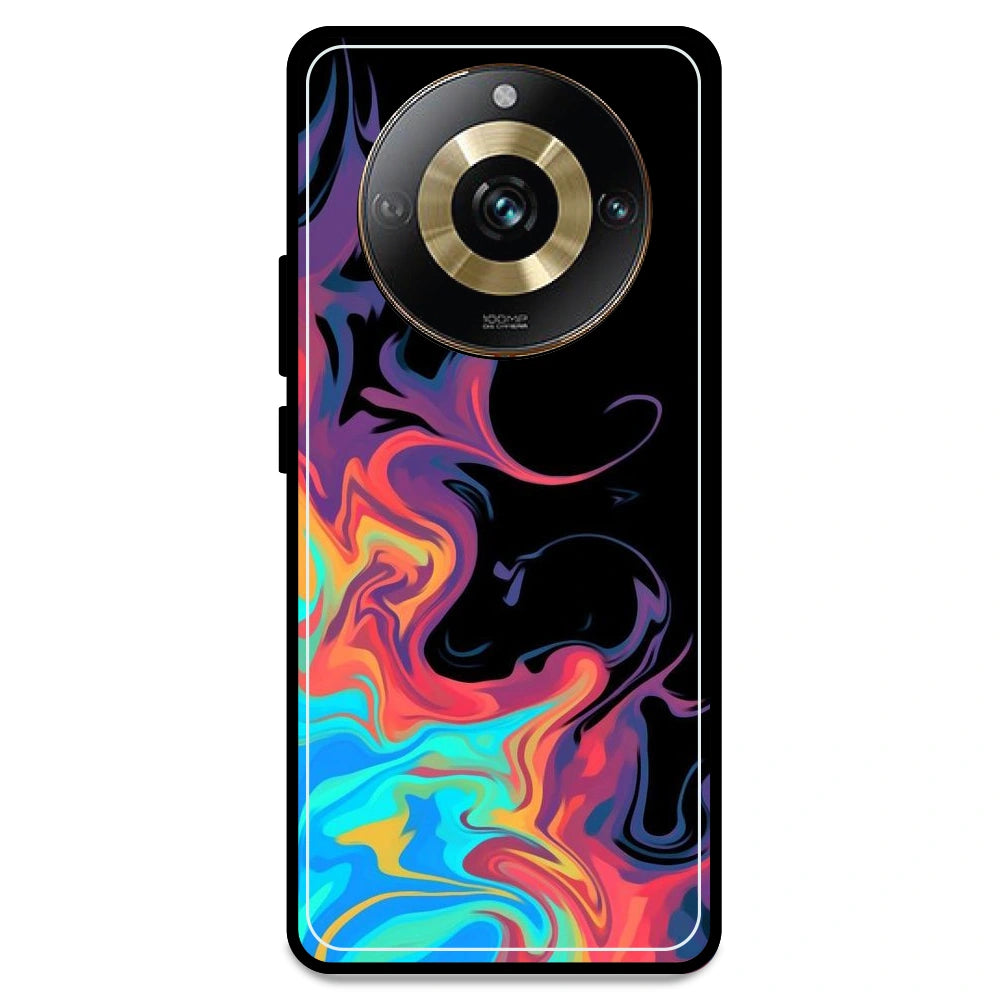 Rainbow Watermarble - Armor Case For Realme Models Realme 11 Pro 5G