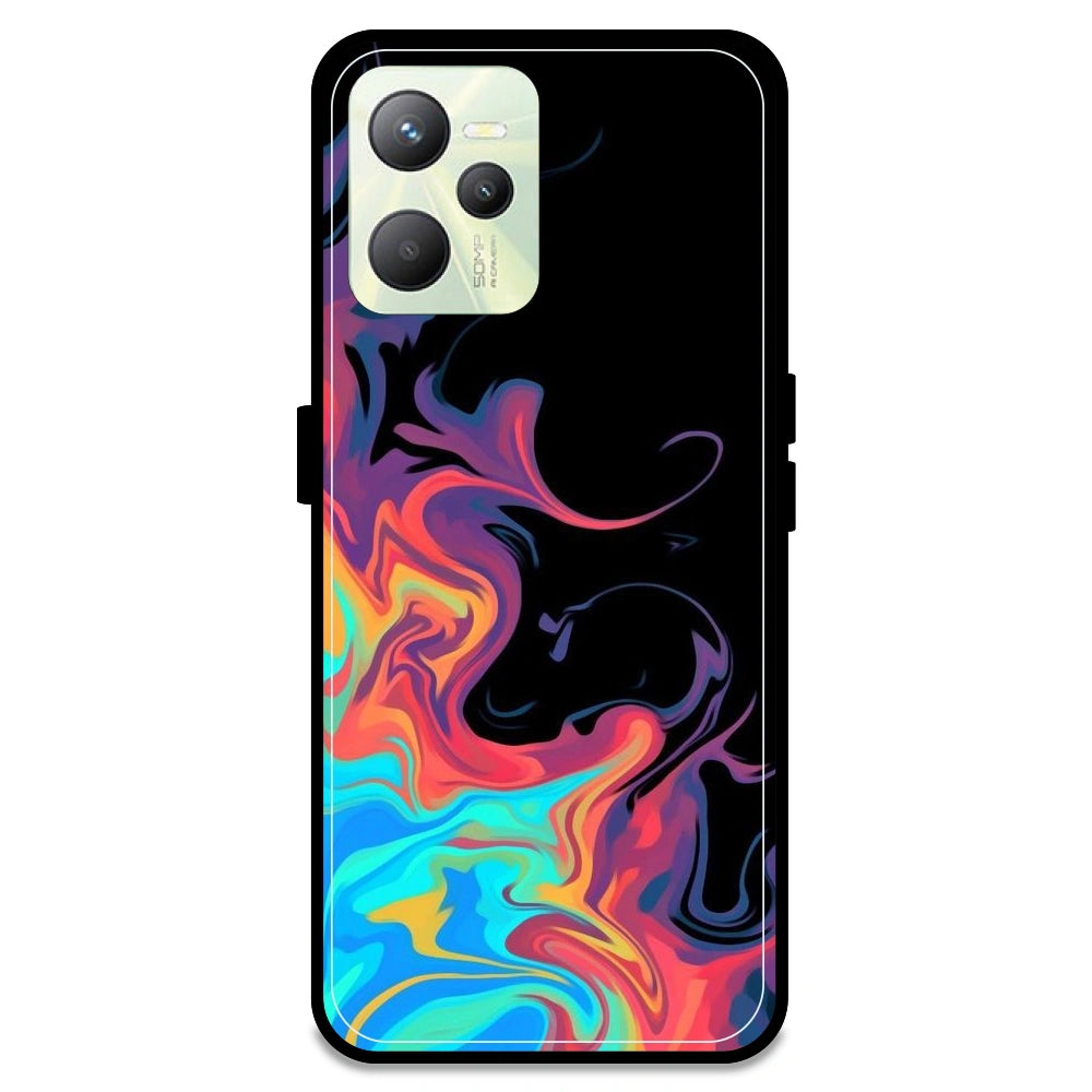 Rainbow Watermarble - Armor Case For Realme Models Realme C35