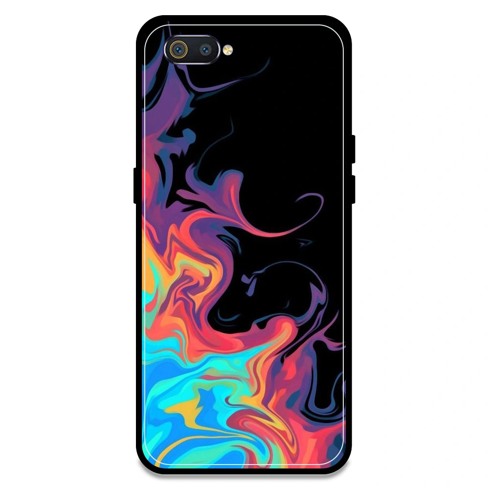 Rainbow Watermarble - Armor Case For Realme Models Realme C2