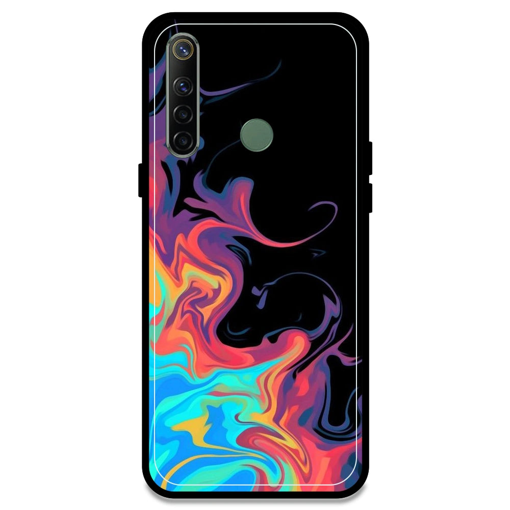 Rainbow Watermarble - Armor Case For Realme Models Realme Narzo 10