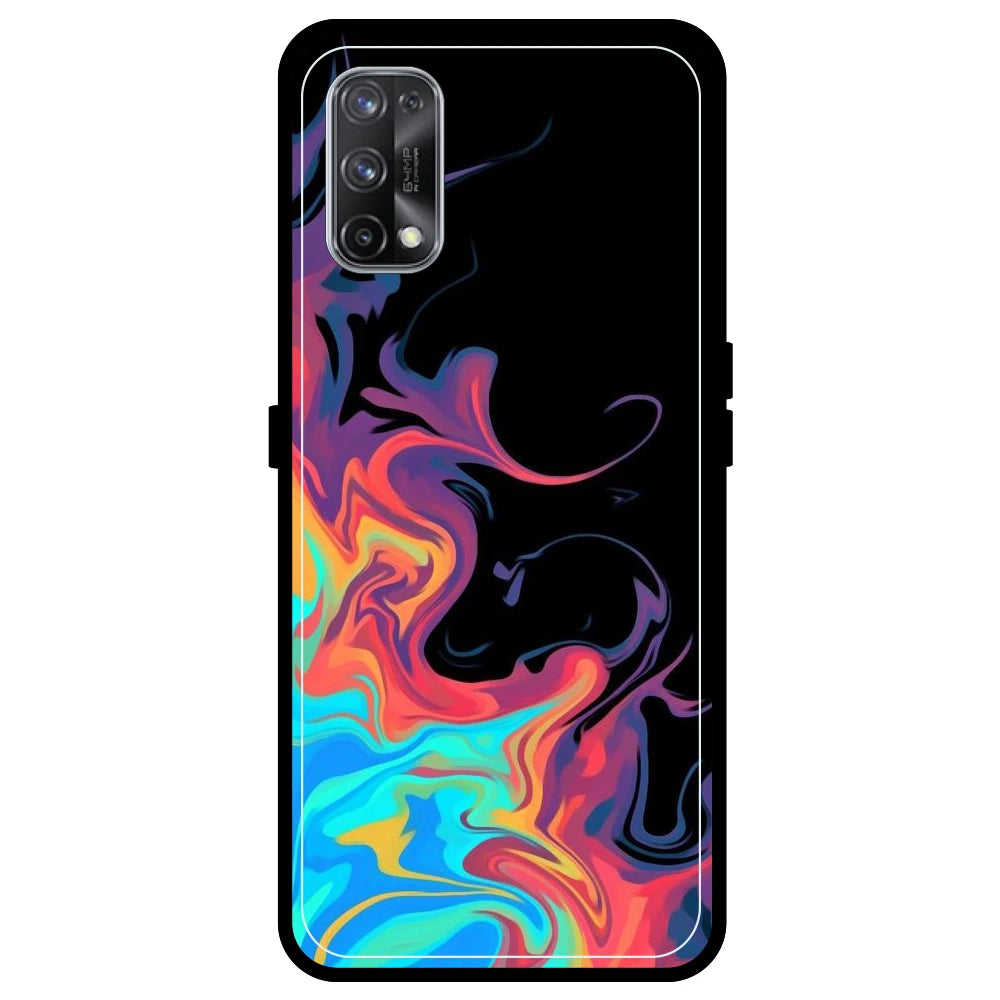 Rainbow Watermarble - Armor Case For Realme Models Realme X7