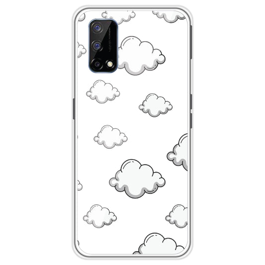 Clouds - Clear Printed Case For Realme Models