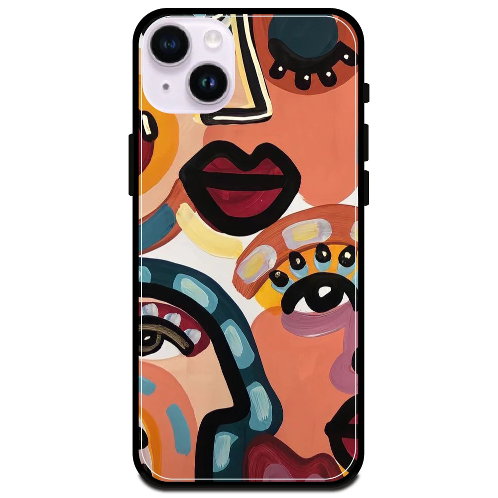 Stop & Stare - Glossy Metal Silicone Case For Apple iPhone Models iPhone 15 Plus