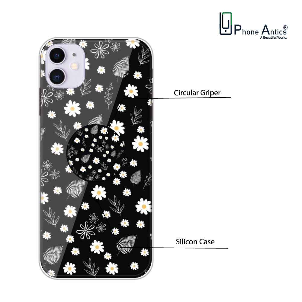 Daisies  - Silicone Grip Case For Apple iPhone Infographic