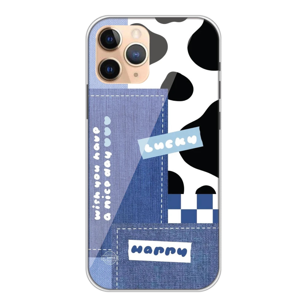 Cow Print Collage - Printed Silicone Case For Apple iPhone 11 Pro Max