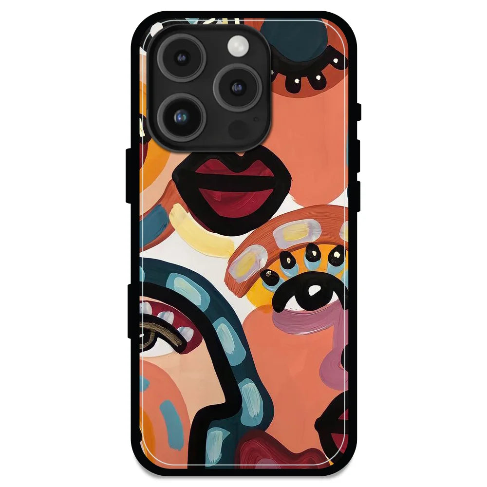 'Stop & Stare - Glossy Metal Silicone Case For Apple iPhone 16 Pro Max