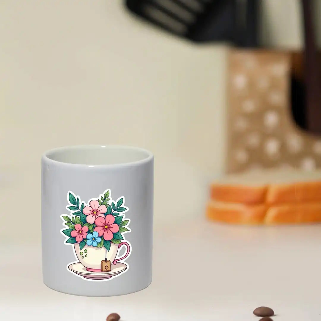 Floral Cup - Mug Infographic