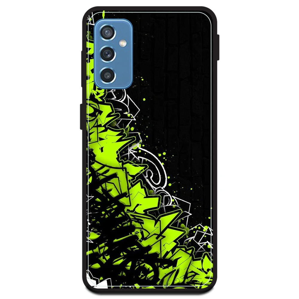 Green Graffiti - Armor Case For Samsung Models Samsung Galaxy M52