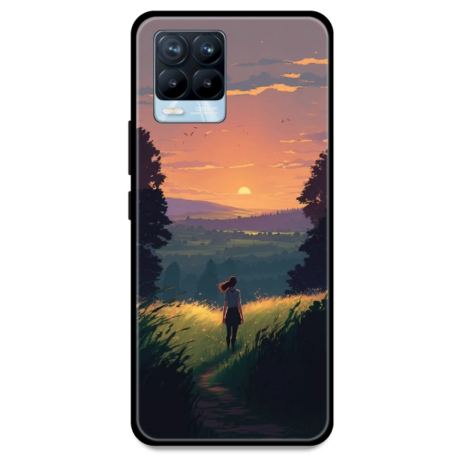 Girl & the Mountains - Armor Case For Realme Models Realme 8 Pro