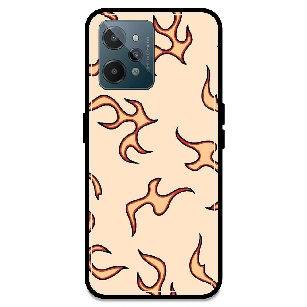 Yellow Flames - Armor Case For Realme Models Realme C31