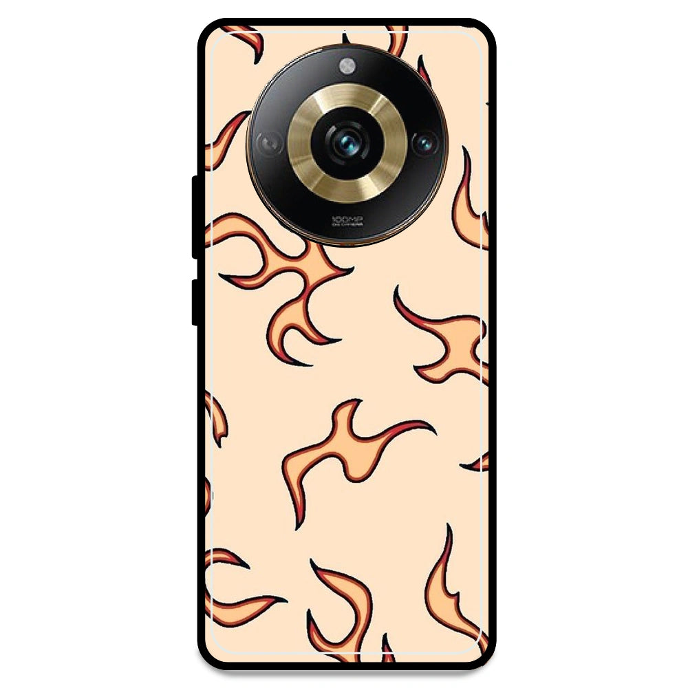Yellow Flames - Armor Case For Realme Models Realme 11 Pro 5G