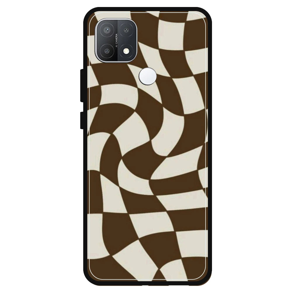 Brown Checks - Armor Case For Oppo Models Oppo A15