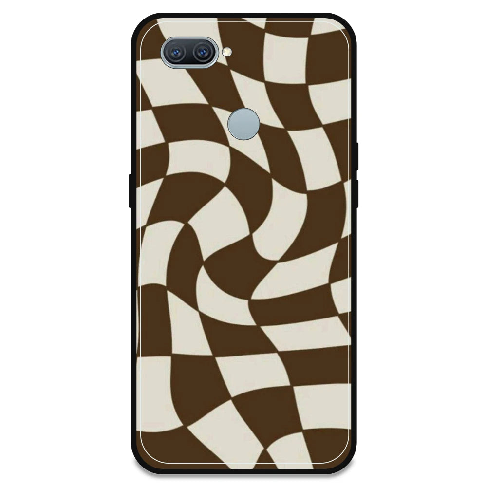Brown Checks - Armor Case For Oppo Models Oppo A11K