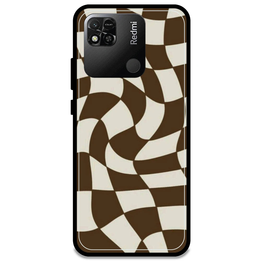Brown Checks - Armor Case For Redmi Models Redmi Note 10A