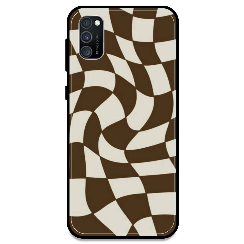 Brown Checks - Armor Case For Samsung Models Samsung M30s