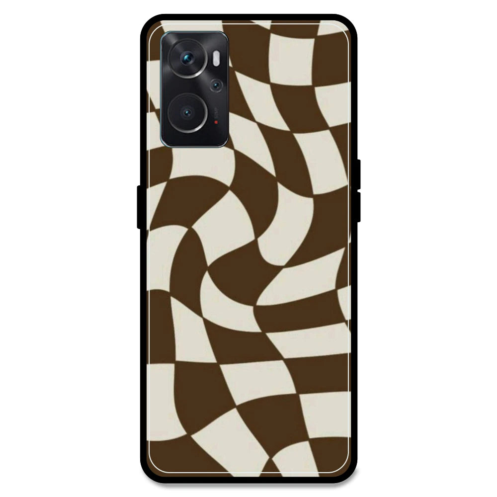 Brown Checks - Armor Case For Oppo Models Oppo K10