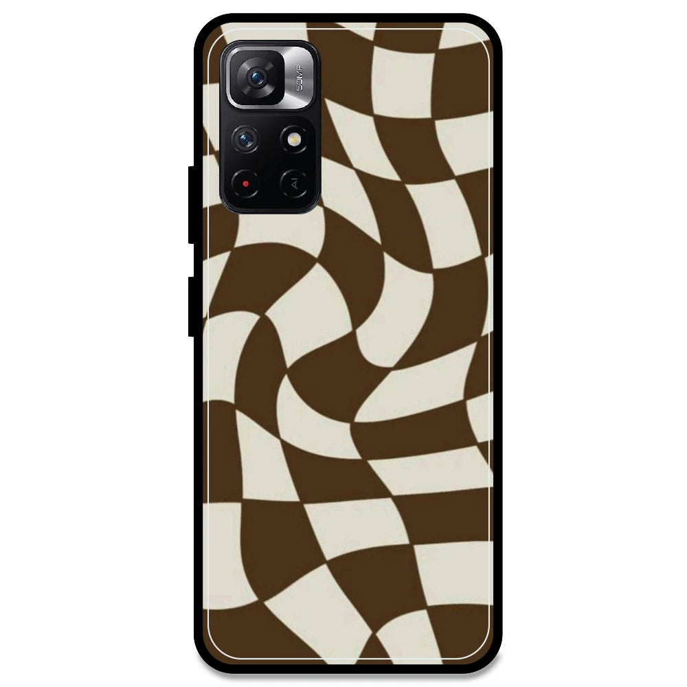 Brown Checks - Armor Case For Redmi Models Redmi Note 11T