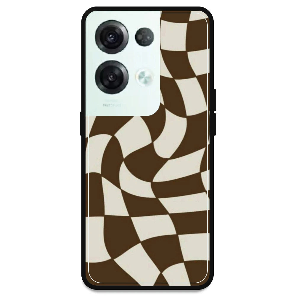 Brown Checks - Armor Case For Oppo Models Oppo Reno 8 Pro 5G