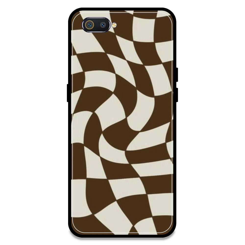 Brown Checks - Armor Case For Realme Models Realme C2