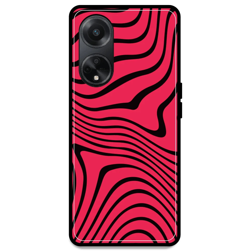 Pink Waves - Armor Case For Oppo Models Oppo F23 5G