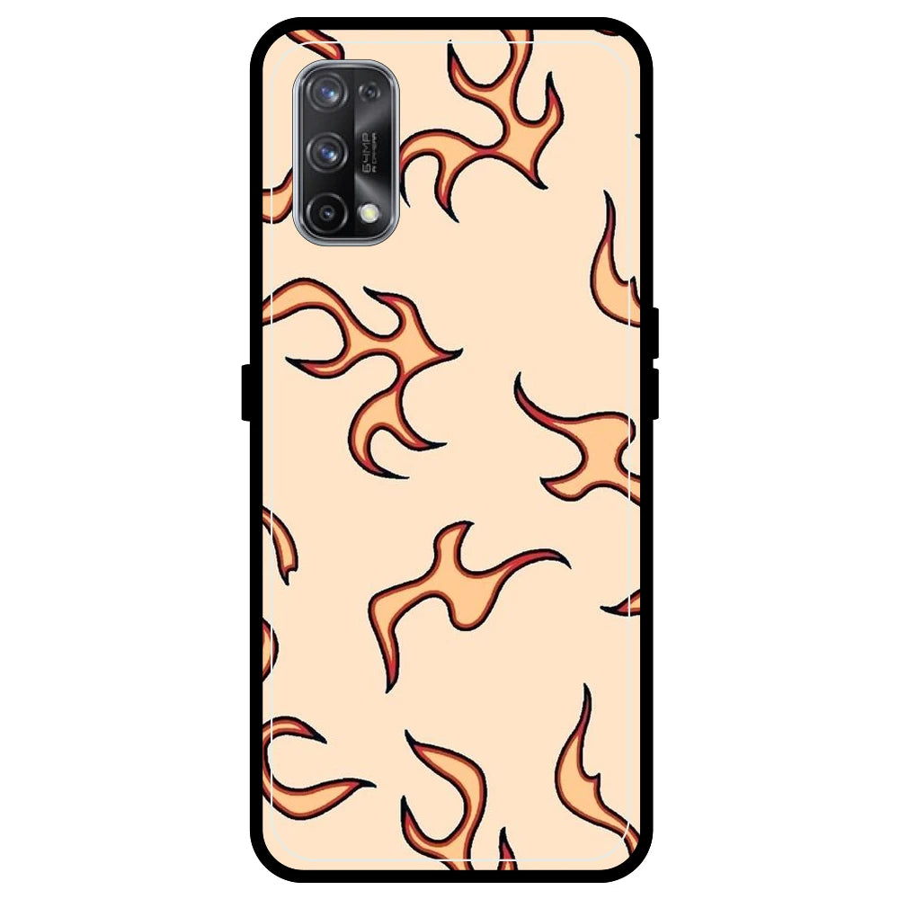Yellow Flames - Armor Case For Realme Models Realme X7