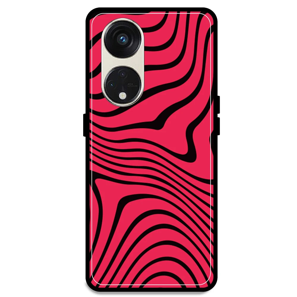 Pink Waves - Armor Case For Oppo Models Oppo Reno 8T 5G