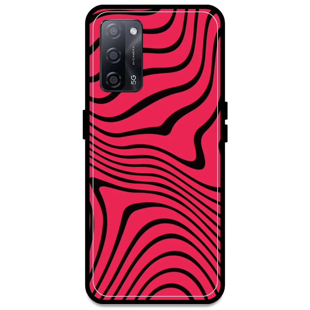 Pink Waves - Armor Case For Oppo Models Oppo A53s 5G