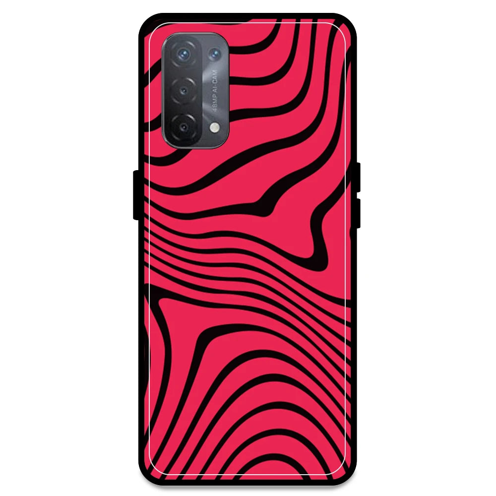 Pink Waves - Armor Case For Oppo Models Oppo A74 5G