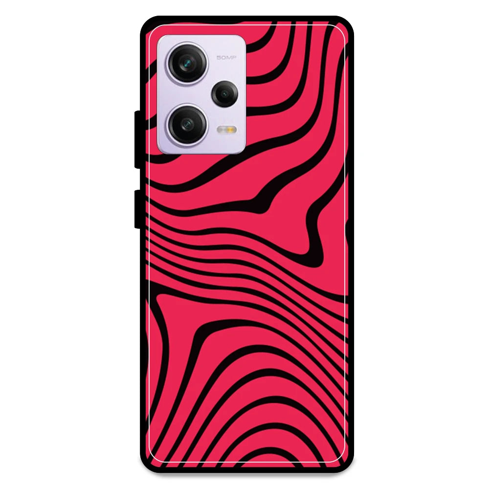 Pink Waves - Armor Case For Redmi Models Redmi Note 12 Pro
