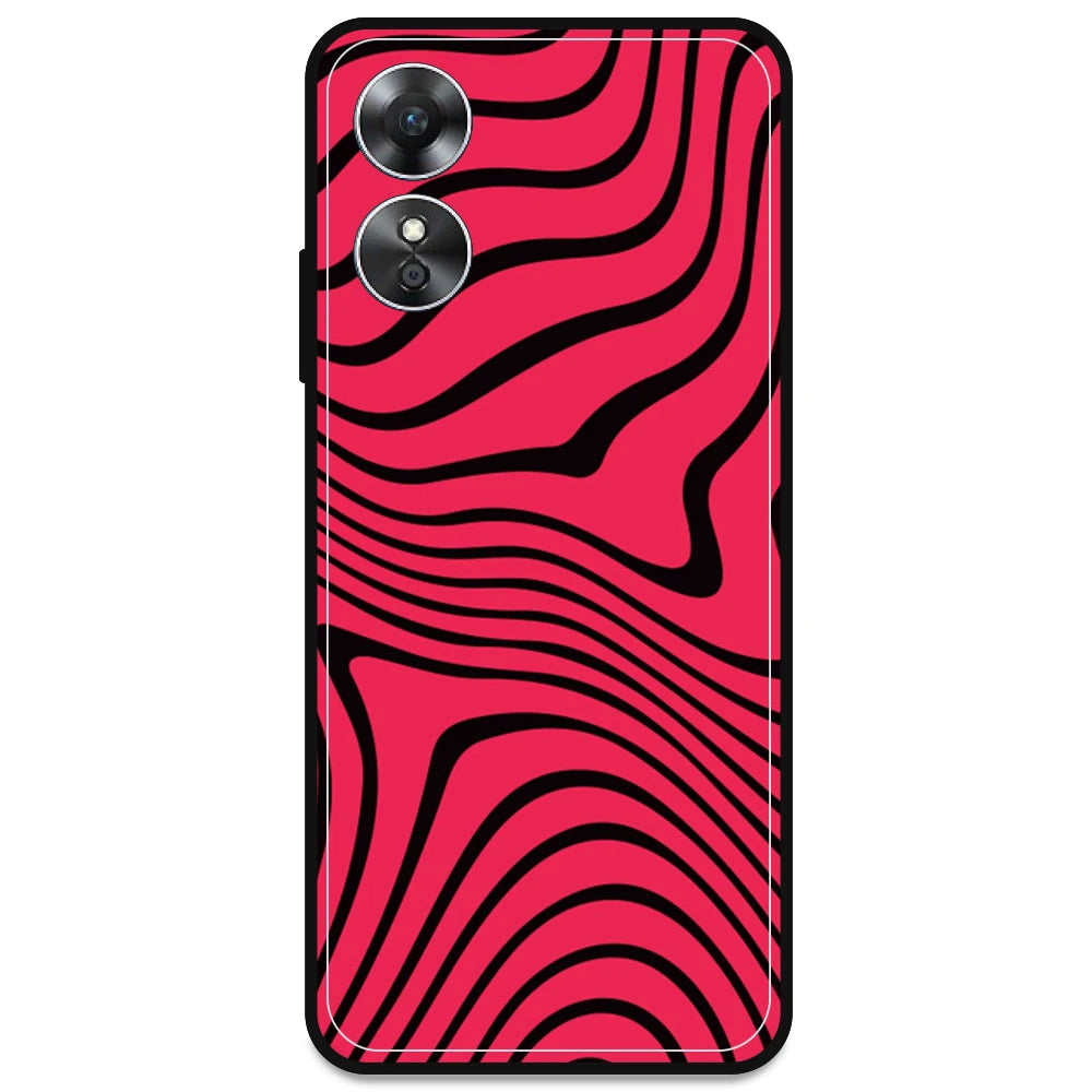Pink Waves - Armor Case For Oppo Models Oppo A17