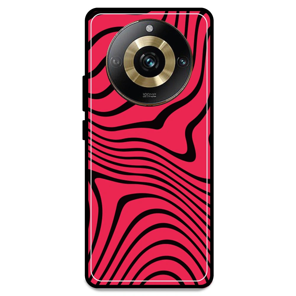 Pink Waves - Armor Case For Realme Models Realme 11 Pro 5G