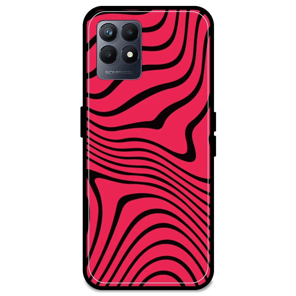 Pink Waves - Armor Case For Realme Models Realme Narzo 50 5G