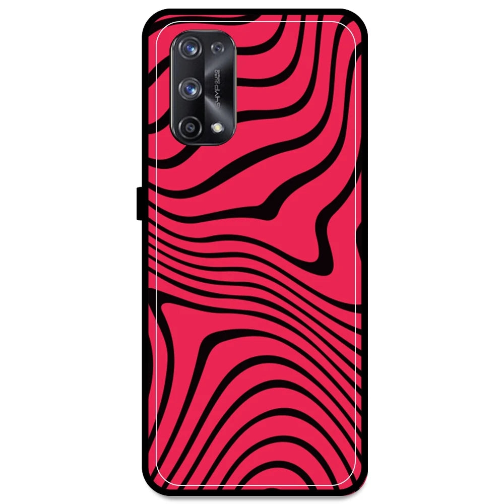 Pink Waves - Armor Case For Realme Models Realme X7 Pro